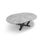 57 Inch Round - 80 Inch Oval Extension Dining Table - The Great Escape