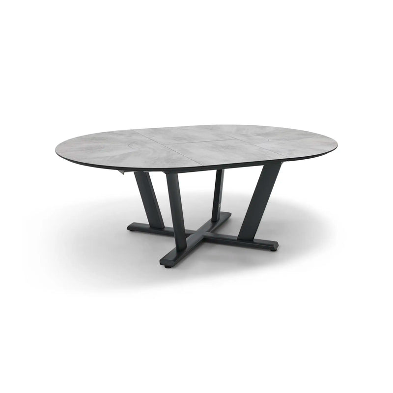 57 Inch Round - 80 Inch Oval Extension Dining Table - The Great Escape