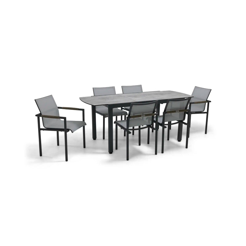 Mesa 7 Piece Extension Rect. Dining Group - The Great Escape
