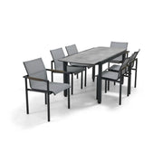 Mesa 7 Piece Extension Rect. Dining Group - The Great Escape