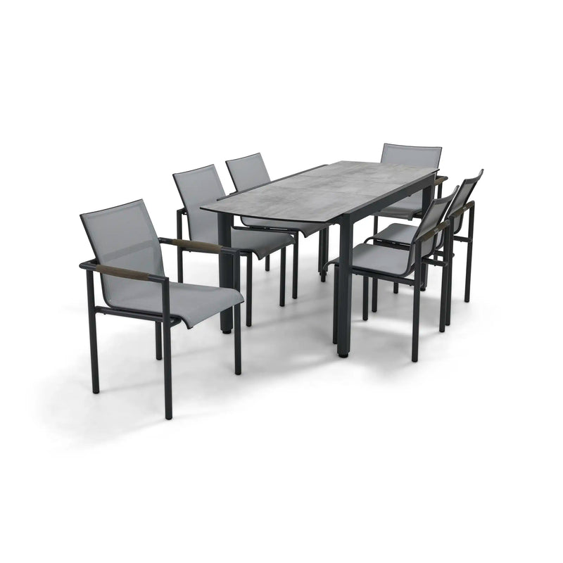 Mesa 7 Piece Extension Rect. Dining Group - The Great Escape