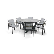 Mesa 7 Piece Extension Oval Dining Group - The Great Escape