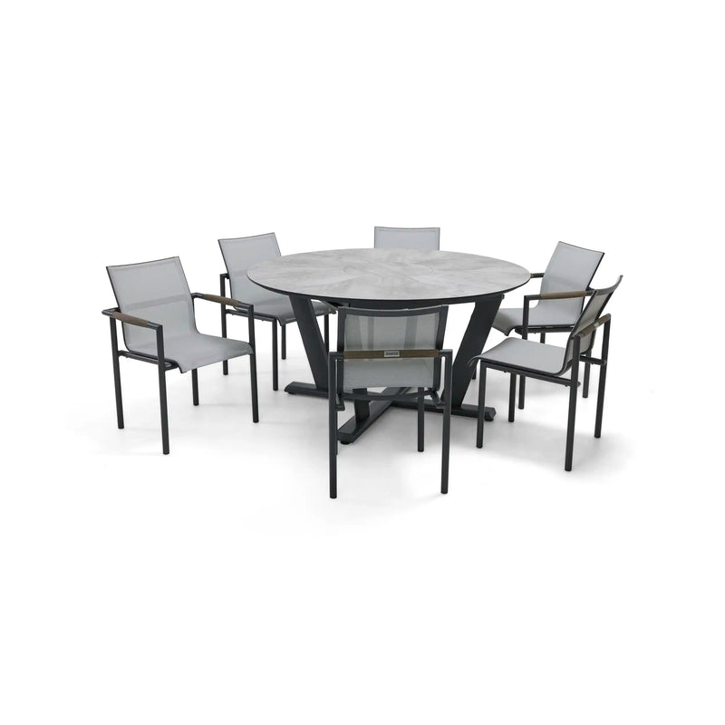 Mesa 7 Piece Extension Oval Dining Group - The Great Escape