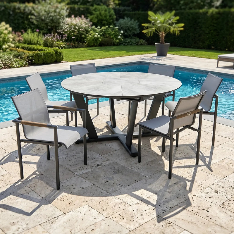 Mesa 7 Piece Extension Oval Dining Group - The Great Escape