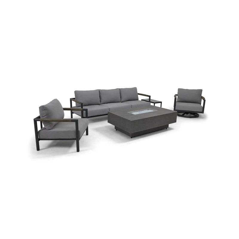 Mesa 5 Piece Sofa Firepit Chat Group - The Great Escape