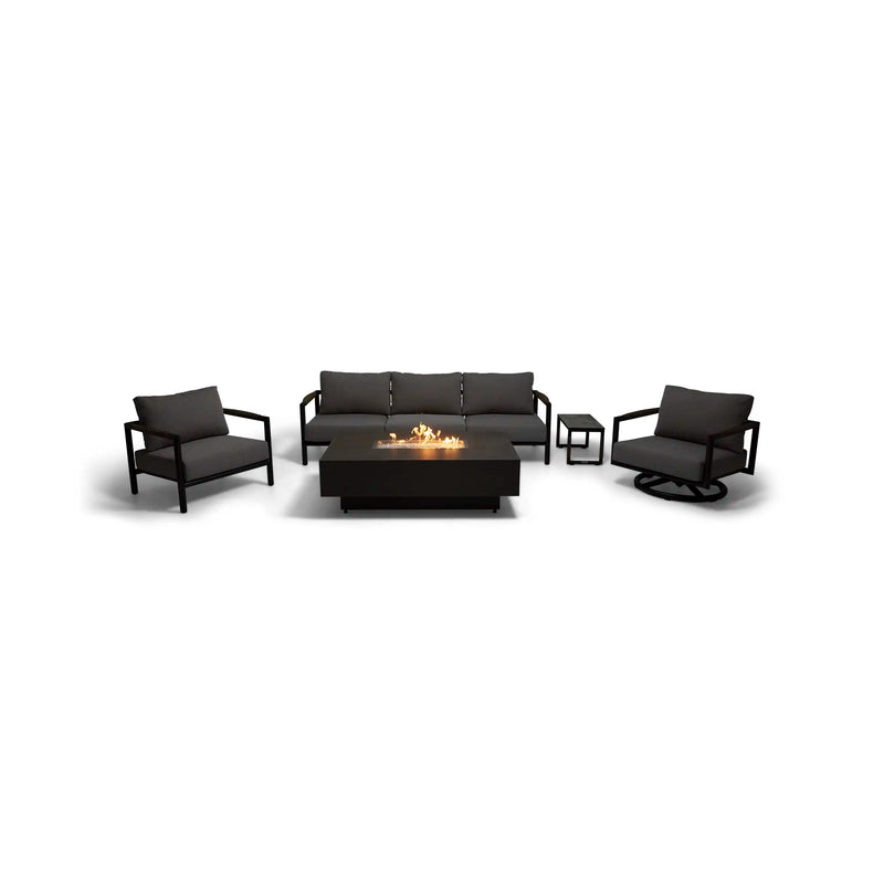Mesa 5 Piece Sofa Firepit Chat Group - The Great Escape