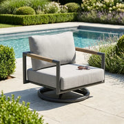 Mesa XL Cushioned Swivel Chair - The Great Escape