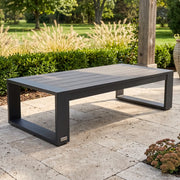 32"x63" Rectangle Aluminum Coffee Table - The Great Escape
