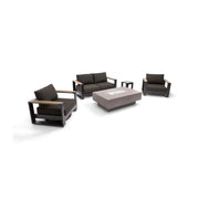Ryder 5 Piece Loveseat Firepit/Chat Group - The Great Escape