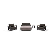 Ryder 5 Piece Loveseat Firepit/Chat Group - The Great Escape