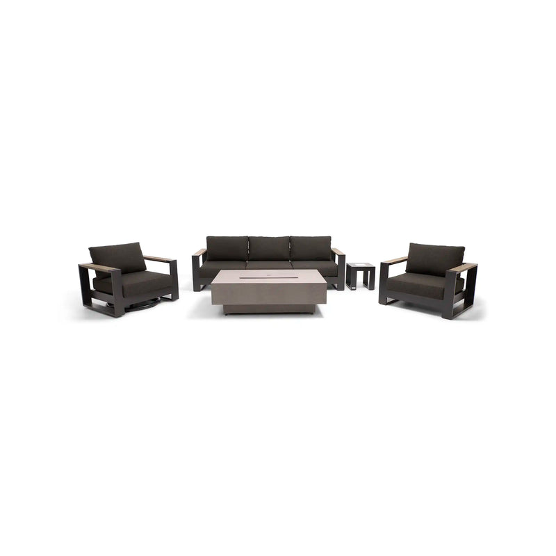 Ryder 5 Piece Sofa Firepit/Chat Group - The Great Escape
