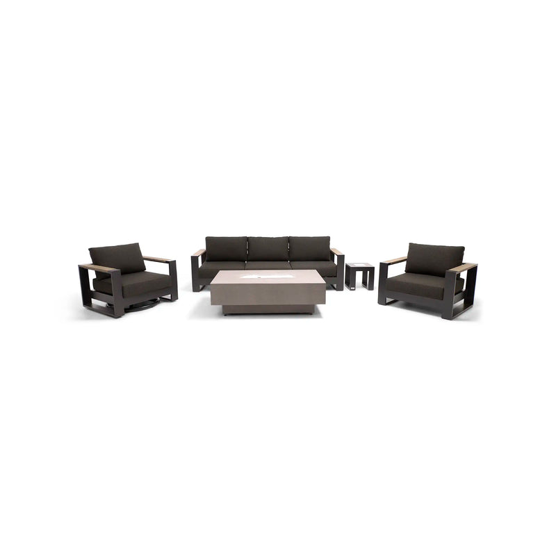 Ryder 5 Piece Sofa Firepit/Chat Group - The Great Escape