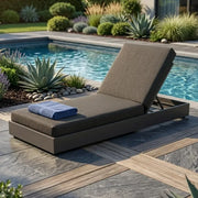 Ryder Deluxe XL Cushioned Chaise Lounge - The Great Escape