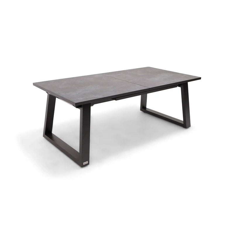41x81-119 Inch Extension HPL Slate Grey Dining Table - The Great Escape