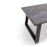 41x81-119 Inch Extension HPL Slate Grey Dining Table - The Great Escape
