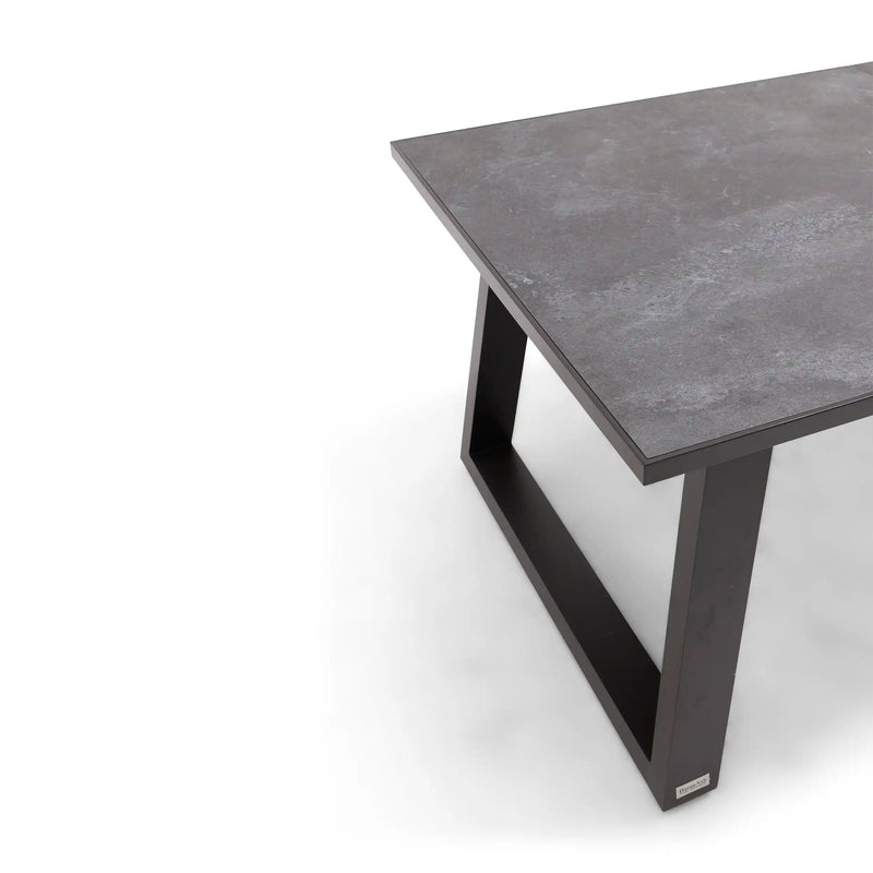 41x81-119 Inch Extension HPL Slate Grey Dining Table - The Great Escape