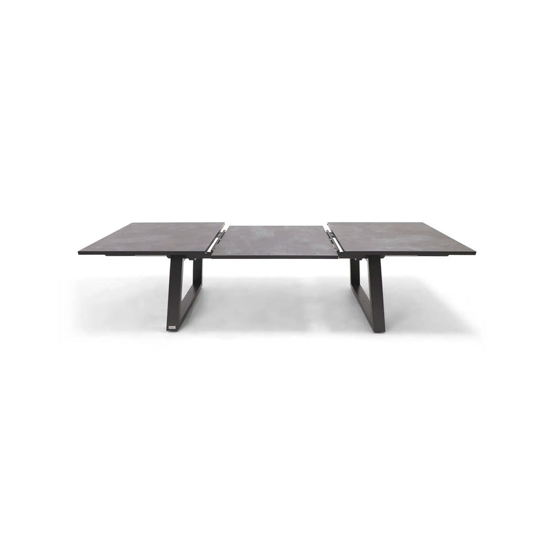 41x81-119 Inch Extension HPL Slate Grey Dining Table - The Great Escape
