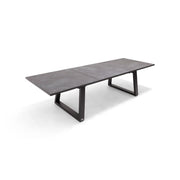 41x81-119 Inch Extension HPL Slate Grey Dining Table - The Great Escape
