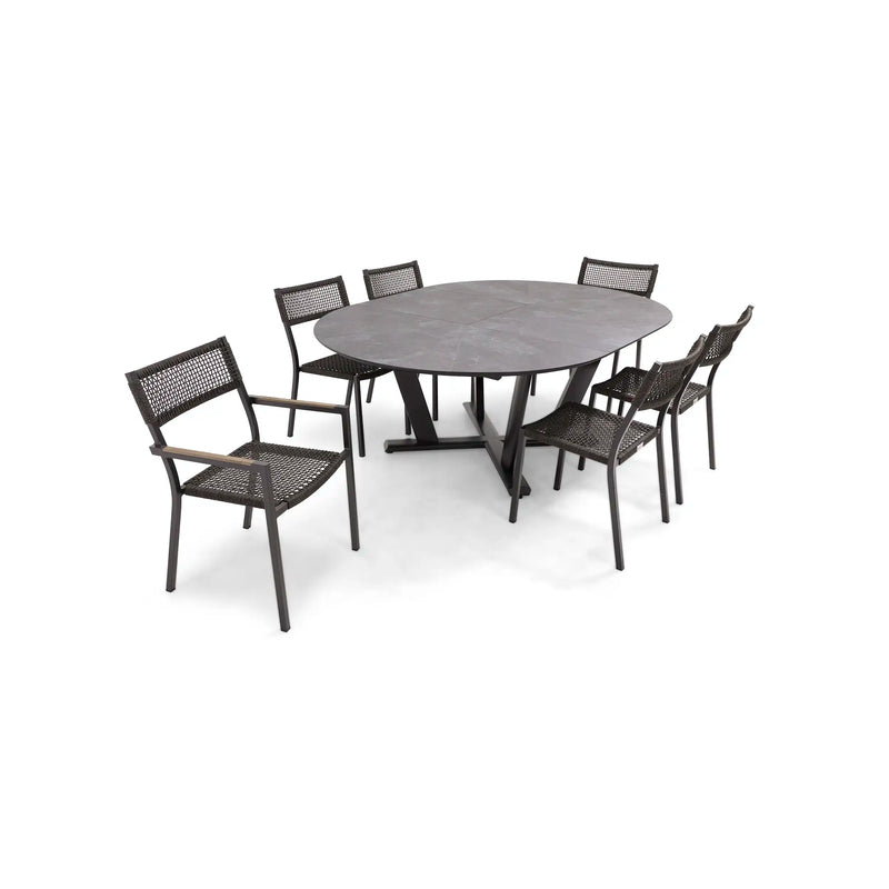 Ryder Rope/Sling 7 Piece Dining Group - The Great Escape
