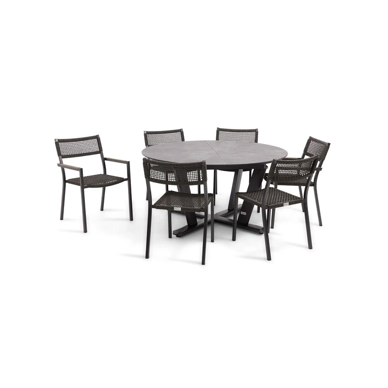 Ryder Rope/Sling 7 Piece Dining Group - The Great Escape