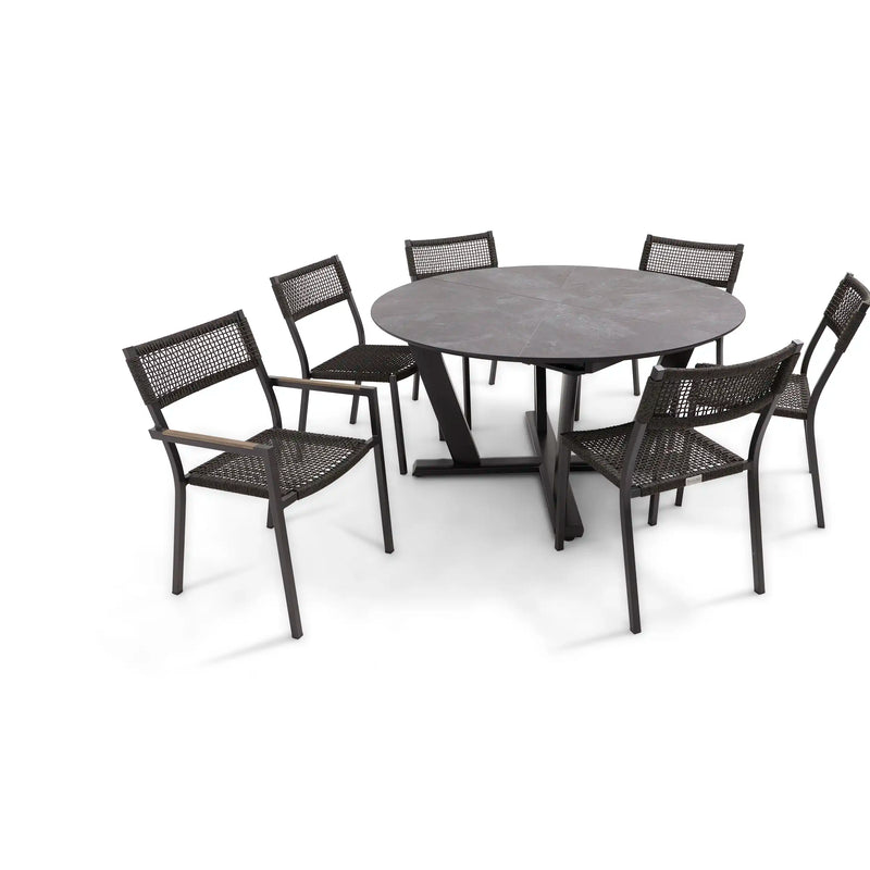 Ryder Rope/Sling 7 Piece Dining Group - The Great Escape
