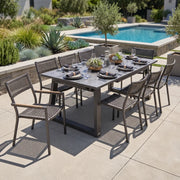 Ryder Rope/Sling 9 Piece Dining Group W/ Rect. Extension Table - The Great Escape