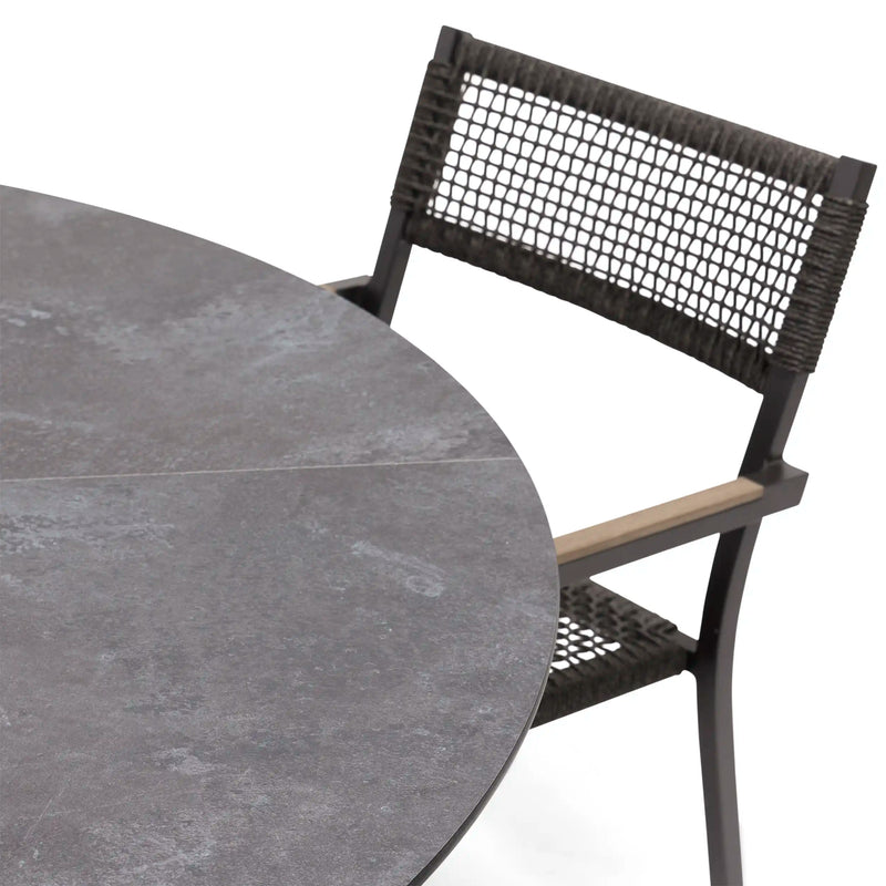 Ryder Rope/Sling 9 Piece Dining Group W/ Oval Extension Table - The Great Escape