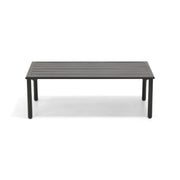 Capri 22"x42" Rectangle Black Coffee Table - The Great Escape
