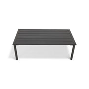 Capri 22"x42" Rectangle Black Coffee Table - The Great Escape