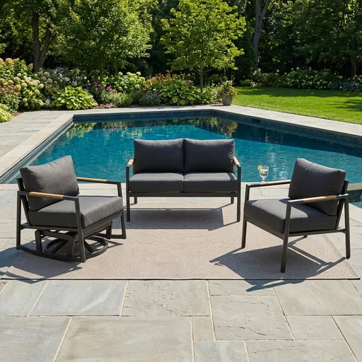 Capri 3 Piece Loveseat Group - The Great Escape