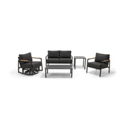 Capri 5 Piece Loveseat Chat Group - The Great Escape
