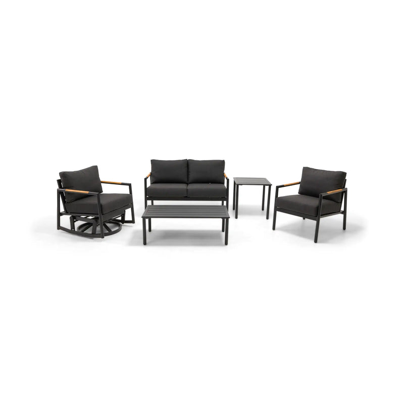 Capri 5 Piece Loveseat Chat Group - The Great Escape