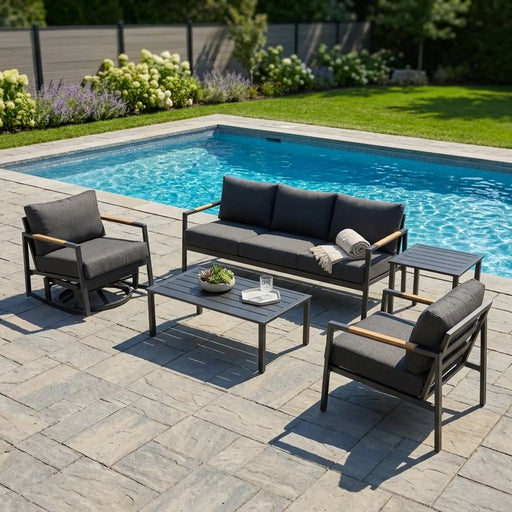 Capri 5 Piece Sofa Chat Group - The Great Escape