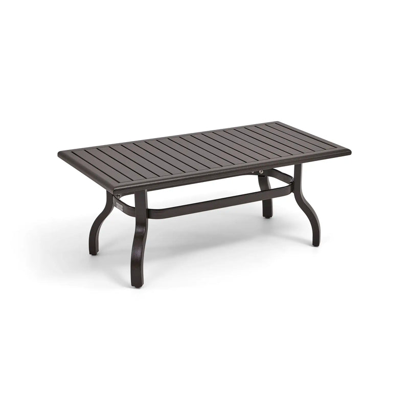 26x48 Inch Rectangle Scoria Farnham Slat Coffee Table - The Great Escape