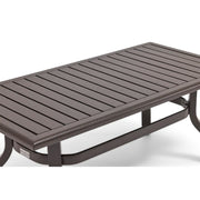 26x48 Inch Rectangle Scoria Farnham Slat Coffee Table - The Great Escape