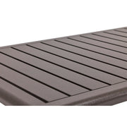 26x48 Inch Rectangle Scoria Farnham Slat Coffee Table - The Great Escape