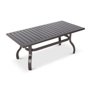 26x48 Inch Rectangle Scoria Farnham Slat Coffee Table - The Great Escape