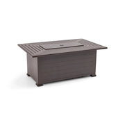 36"x58" Farnham Brown Fire Table W/ Lid - The Great Escape