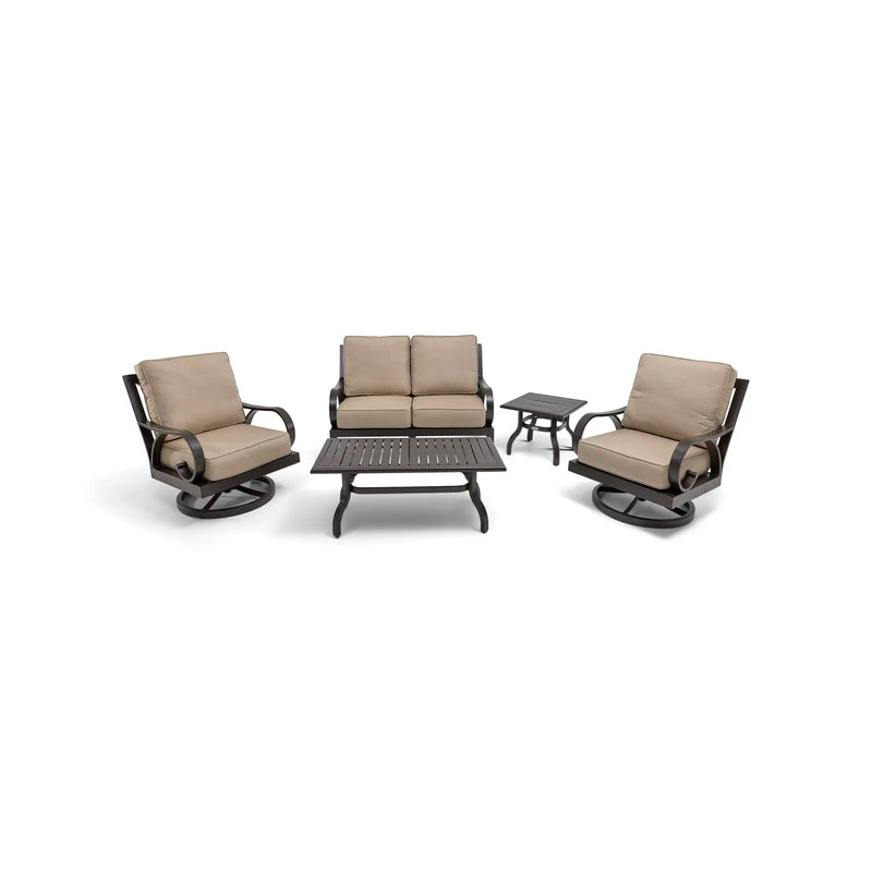 Aberdeen 5 Piece Loveseat Chat Group - The Great Escape