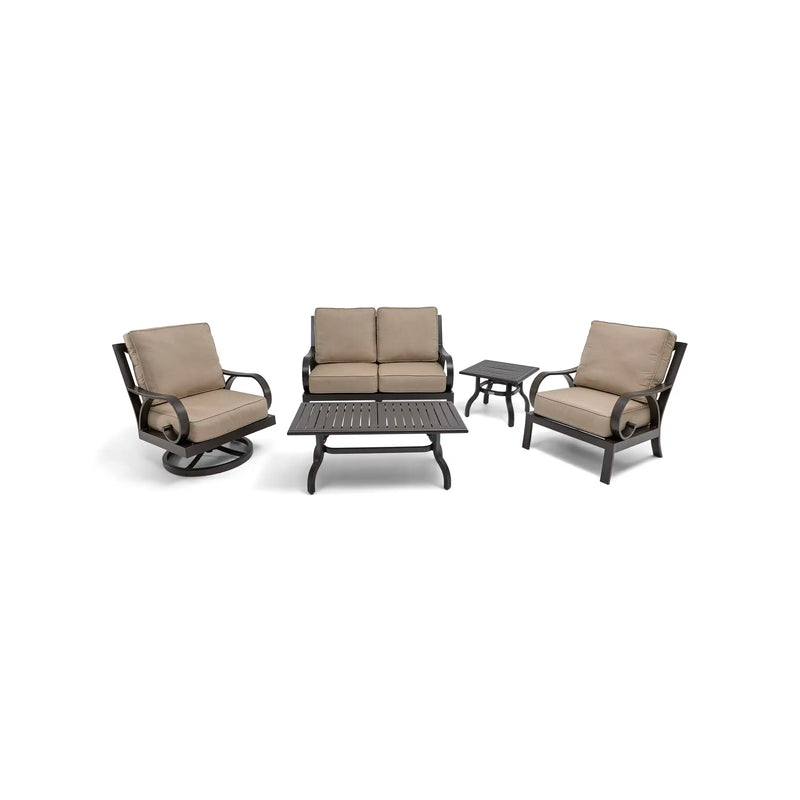 Aberdeen 5 Piece Loveseat Chat Group - The Great Escape