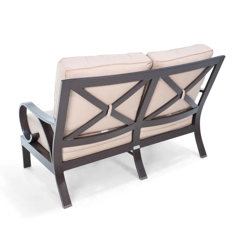 Aberdeen Cushioned Loveseat - The Great Escape