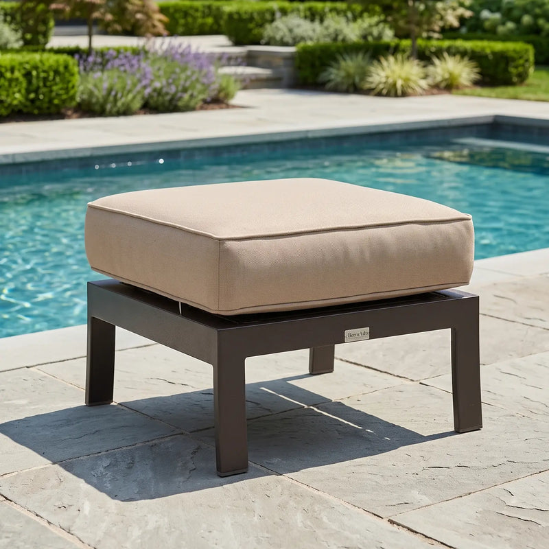 Aberdeen Cushioned Ottoman - The Great Escape