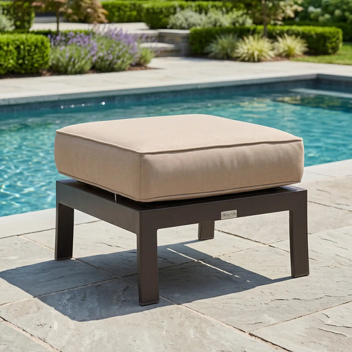 Aberdeen Cushioned Ottoman - The Great Escape