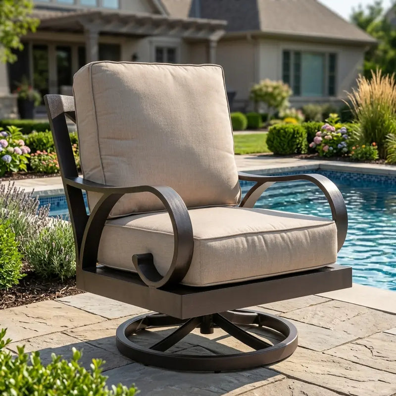 Aberdeen Cushioned Swivel Rocker - The Great Escape