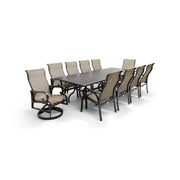 Aberdeen 11 Piece Dining Group W/ 44"x112" Rect. Table - The Great Escape