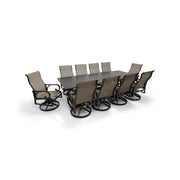 Aberdeen 11 Piece Dining Group W/ 44"x112" Rect. Table - The Great Escape