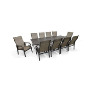 Aberdeen 11 Piece Dining Group W/ 44"x112" Rect. Table - The Great Escape