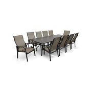 Aberdeen 11 Piece Dining Group W/ 44"x112" Rect. Table - The Great Escape