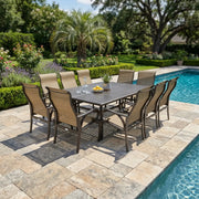 Aberdeen 11 Piece Dining Group W/ 60"x84" Rect. Table - The Great Escape