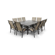 Aberdeen 11 Piece Dining Group W/ 60"x84" Rect. Table - The Great Escape